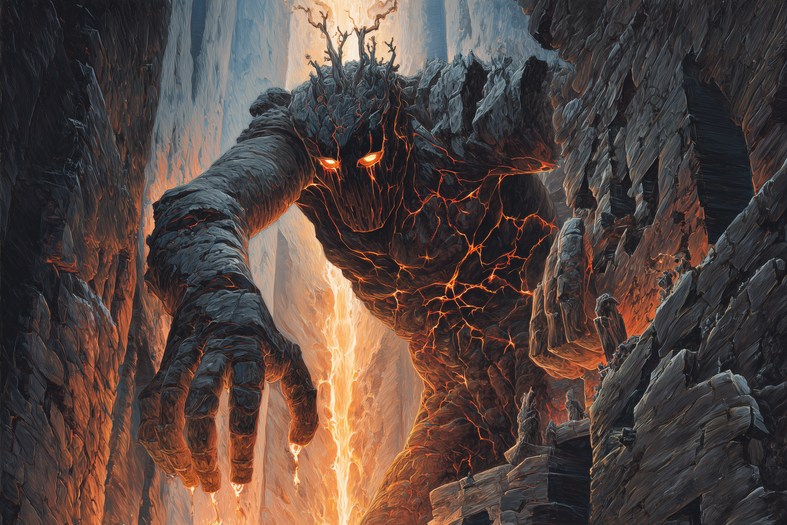 Chthonian Titan: The Colossal Earth-Shaper of Fire and Stone