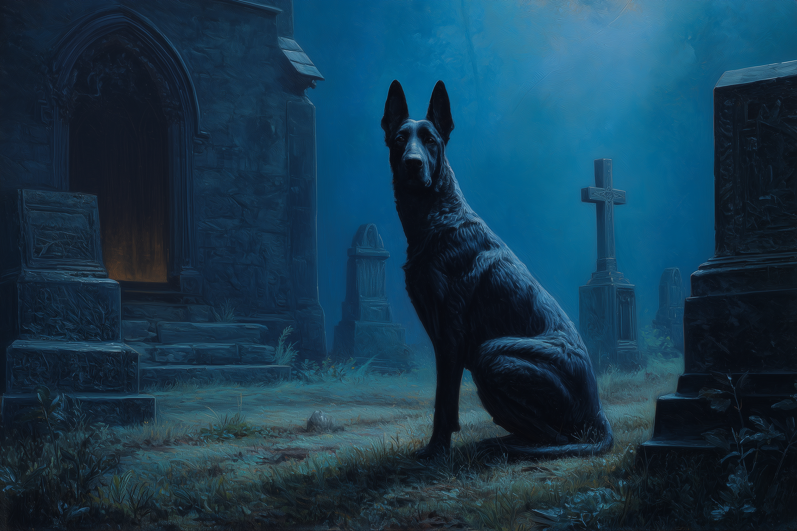 Church Grim: The Spectral Hound Guardian of Sacred Ground