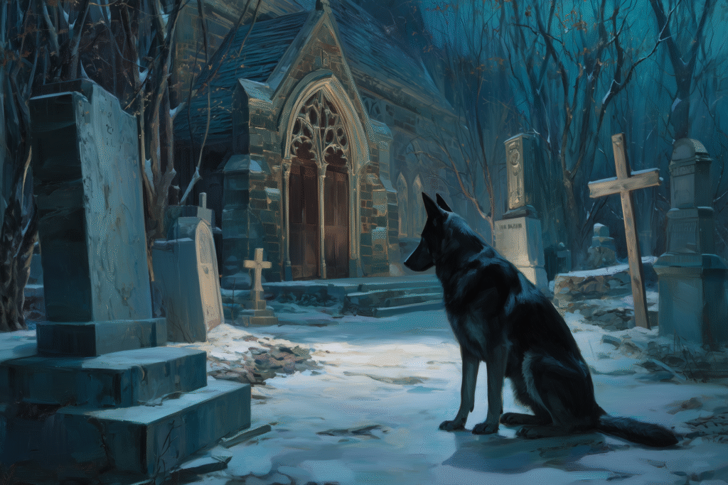 Church Grim: The Spectral Hound Guardian of Sacred Ground