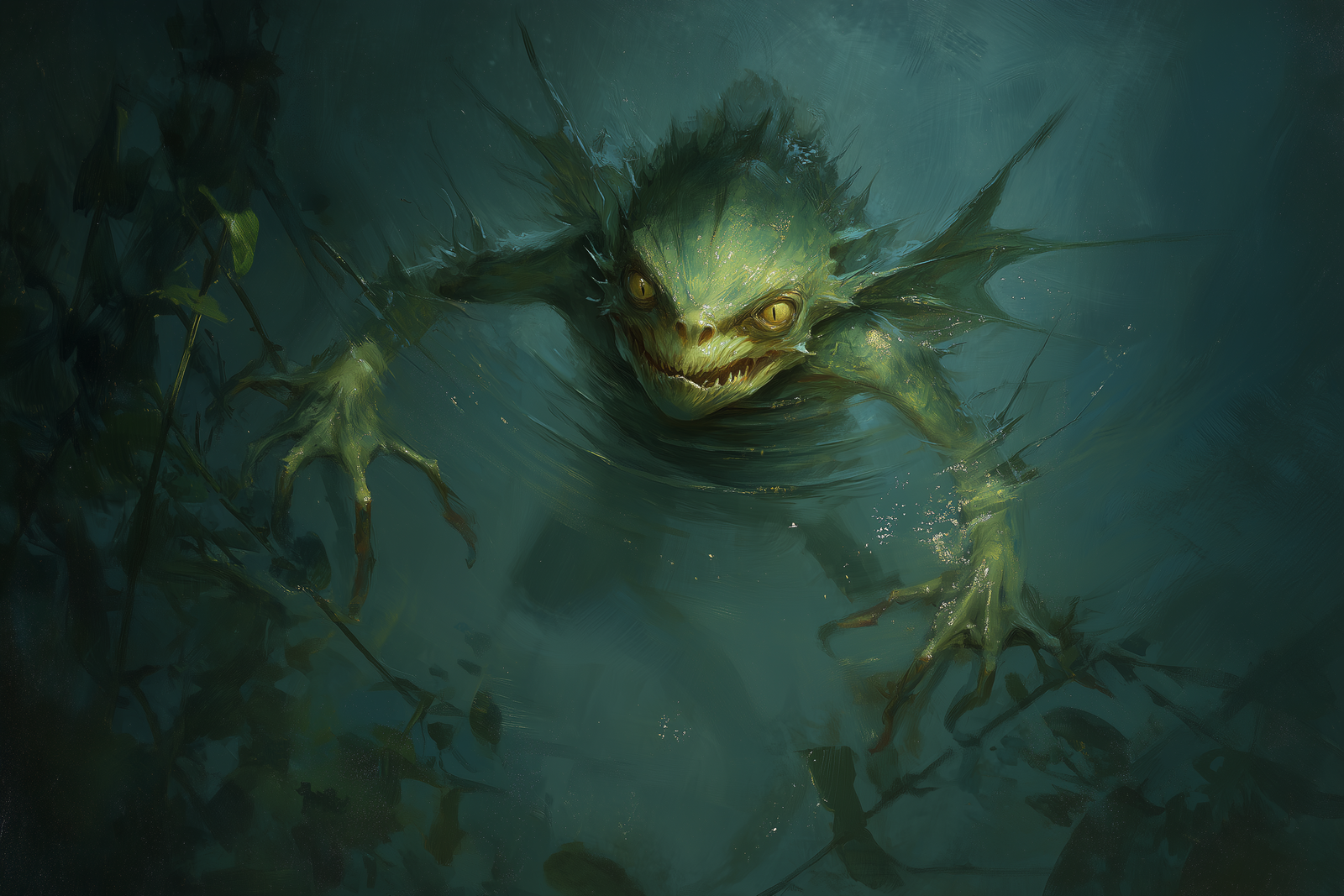 Grindylow: The Murky Predator of Shadowed Waters