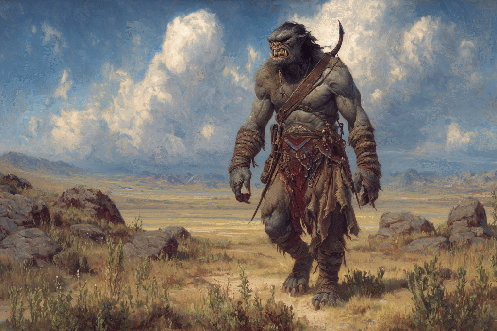 Monster, “Mangɣus: The Shape-Shifting Terror of the Central Asian Steppes”