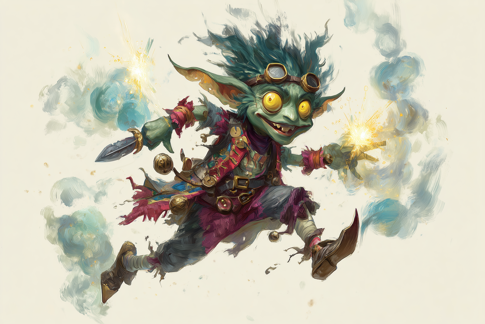 Nilbog: The Chaotic Goblin Trickster of Misfortune