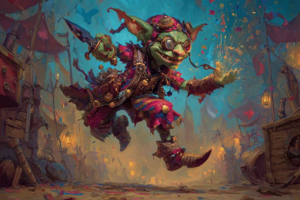Nilbog: The Chaotic Goblin Trickster of Misfortune