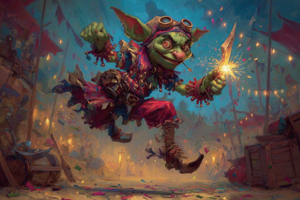 Nilbog: The Chaotic Goblin Trickster of Misfortune