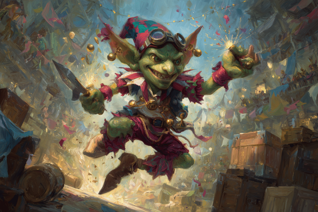 Nilbog: The Chaotic Goblin Trickster of Misfortune