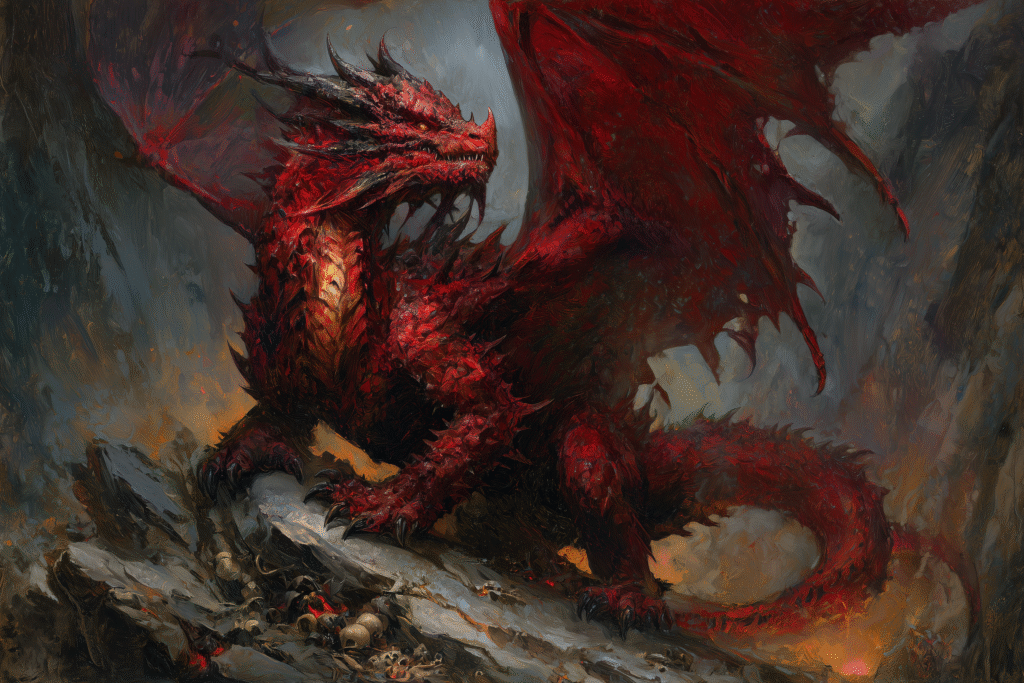 Inferno Sovereign: Master of Flame and Greed – The Red Dragon Unleashed