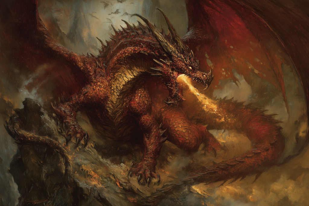 Inferno Sovereign: Master of Flame and Greed – The Red Dragon Unleashed
