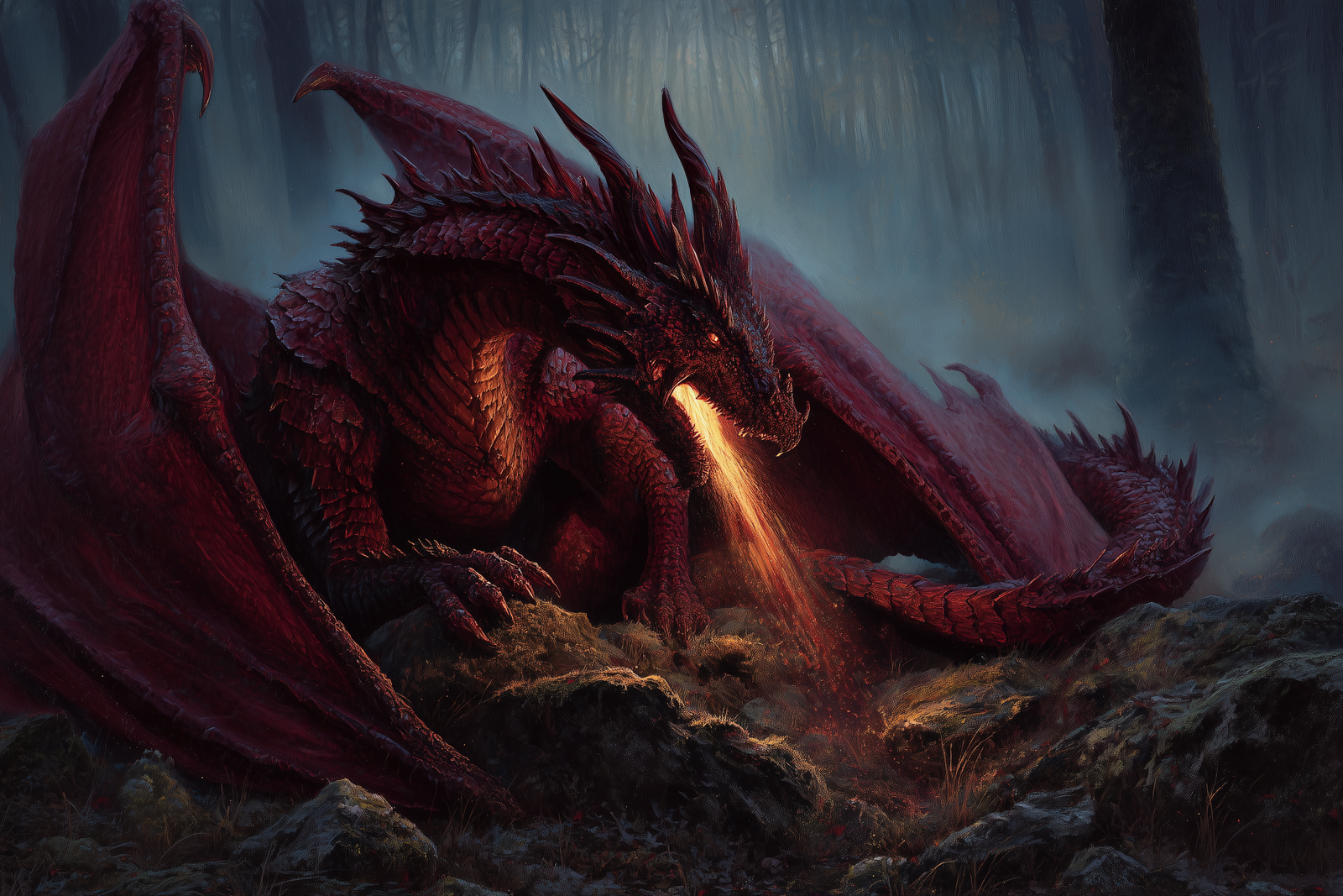 Inferno Sovereign: Master of Flame and Greed – The Red Dragon Unleashed
