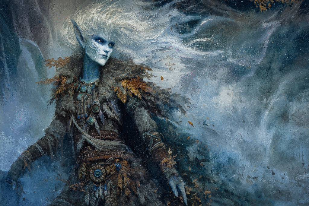 Uldra: The Sapphire Frost Fey of Stone and Winter
