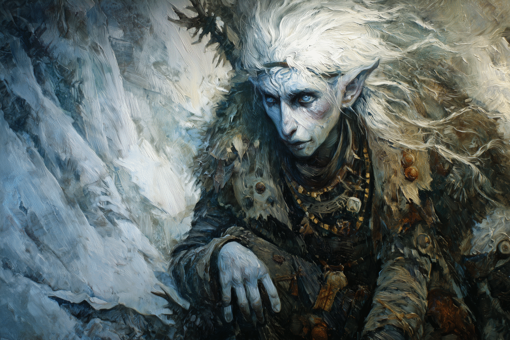 Uldra: The Sapphire Frost Fey of Stone and Winter