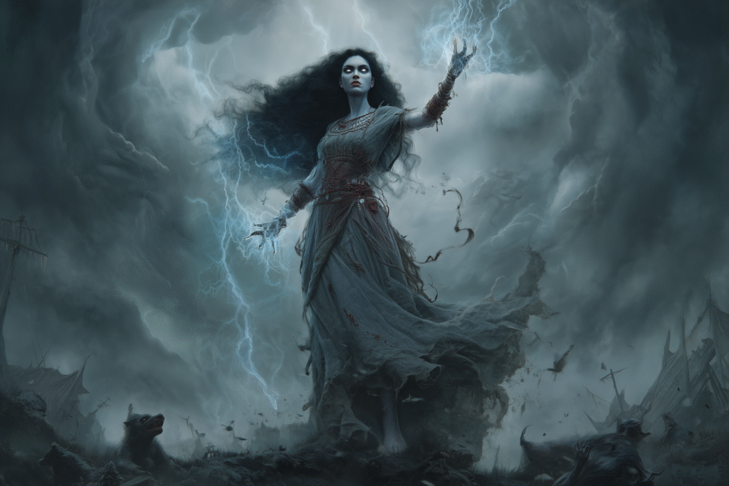 Demon, Hala, Tempest Devourer of Crops and Sunlight