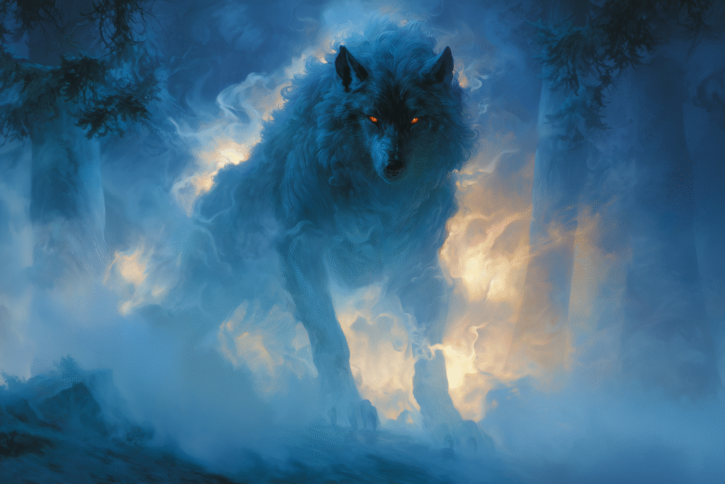 Vilkacis: The Spectral Wolf of Baltic Shadows