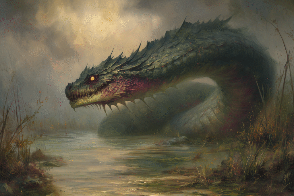 Nicor: The Silent Coil of the Fen – Deadly Swamp Predator