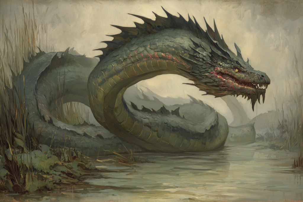 Nicor: The Silent Coil of the Fen – Deadly Swamp Predator
