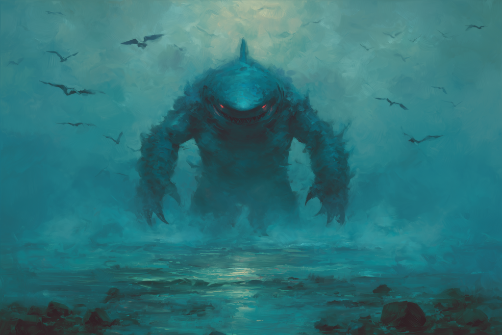 Samebito: The Jewel-Weeping Shark Fiend of Forgotten Seas