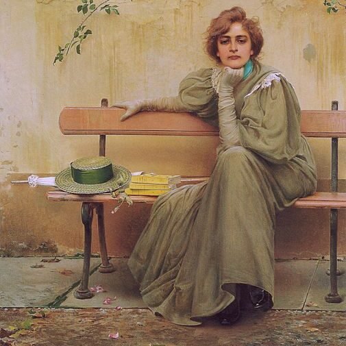 Vittorio Matteo Corcos Dreams 1896 edited