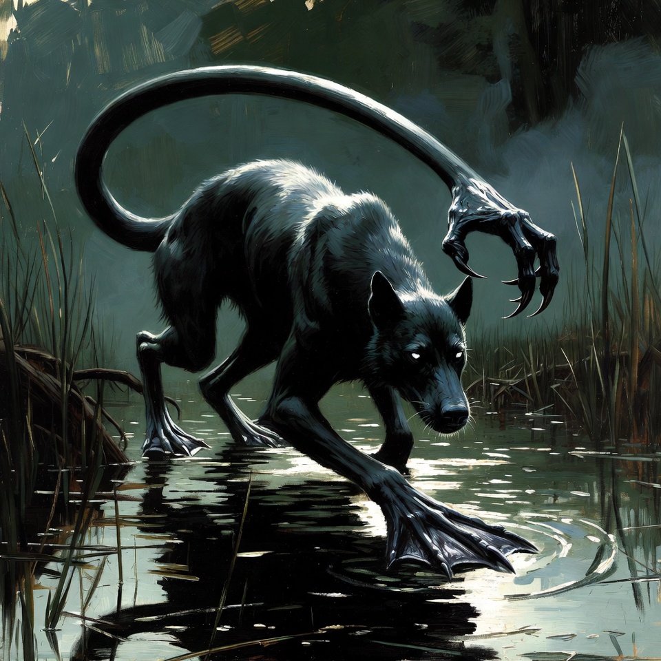 Ahuizotl — The Hand-Tailed Terror of Sacred Waters