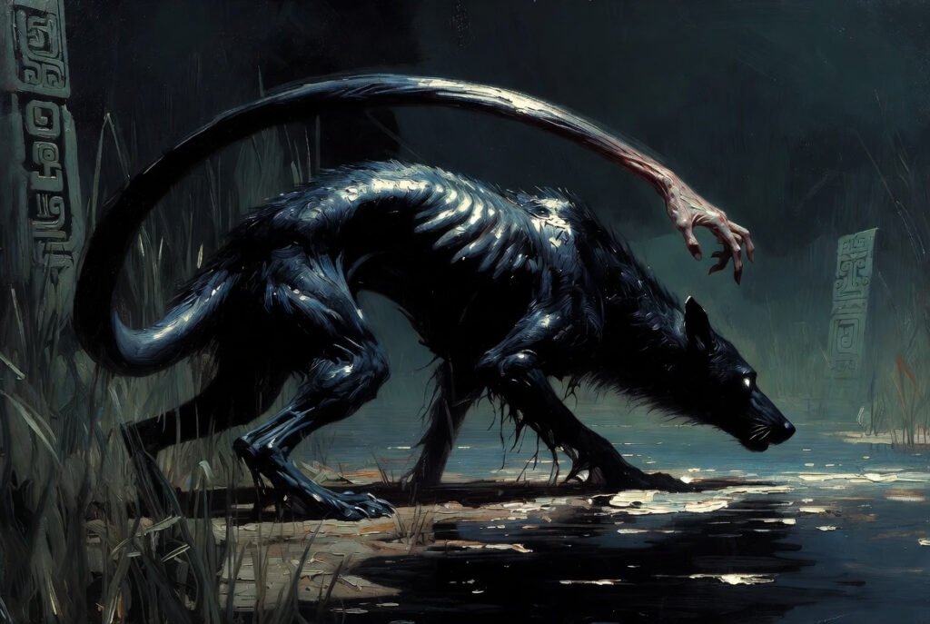 Ahuizotl — The Hand-Tailed Terror of Sacred Waters