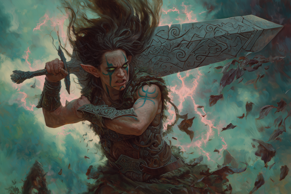 Daoine Sidhe Barbarian — Warborn Guardians of the Fairy Mounds