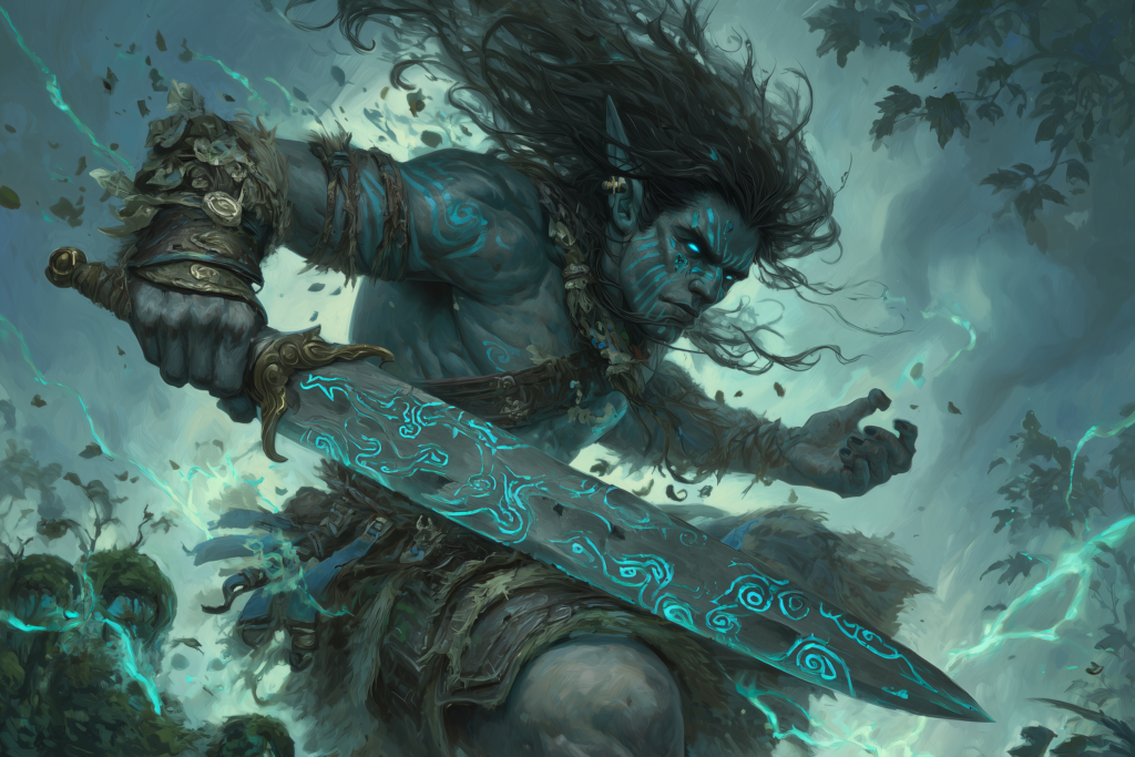 Daoine Sidhe Barbarian — Warborn Guardians of the Fairy Mounds