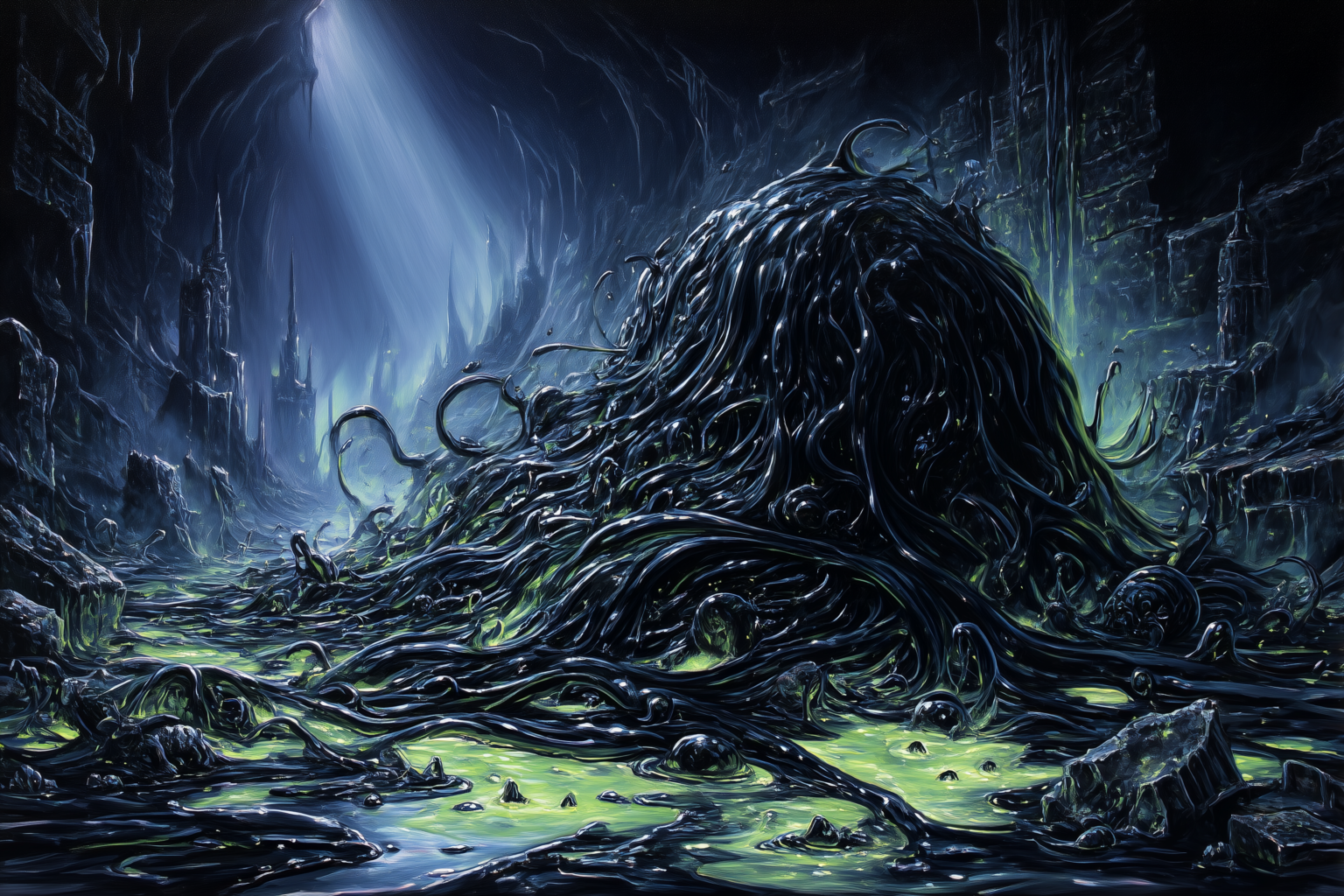 Fiendish Rude Monster, “Fiendish Elder Black Pudding: Abyssal Ooze Of Endless Hunger ...