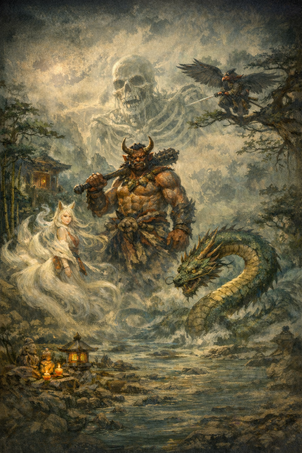 Asian Mythology Monsters for D&D: Yokai, Oni, Rakshasa & Eastern Creatures