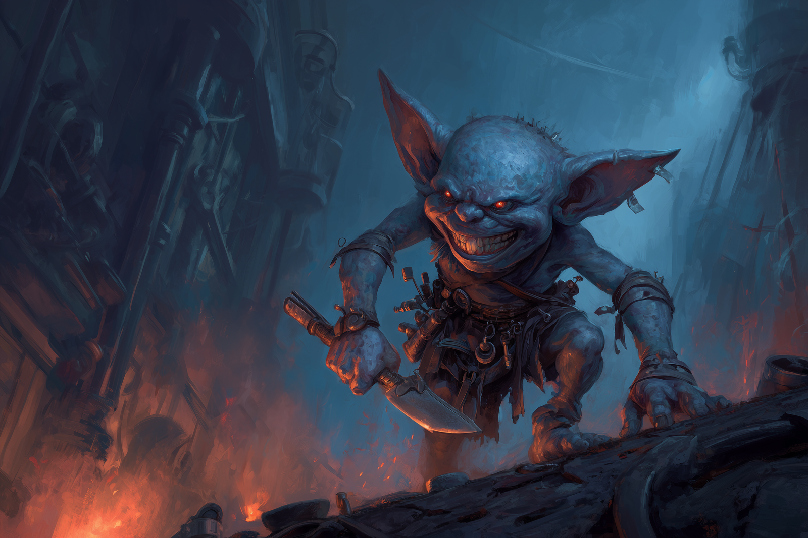 Daeobelinus: The Razor-Wielding Demon Craftsmen of the Abyss