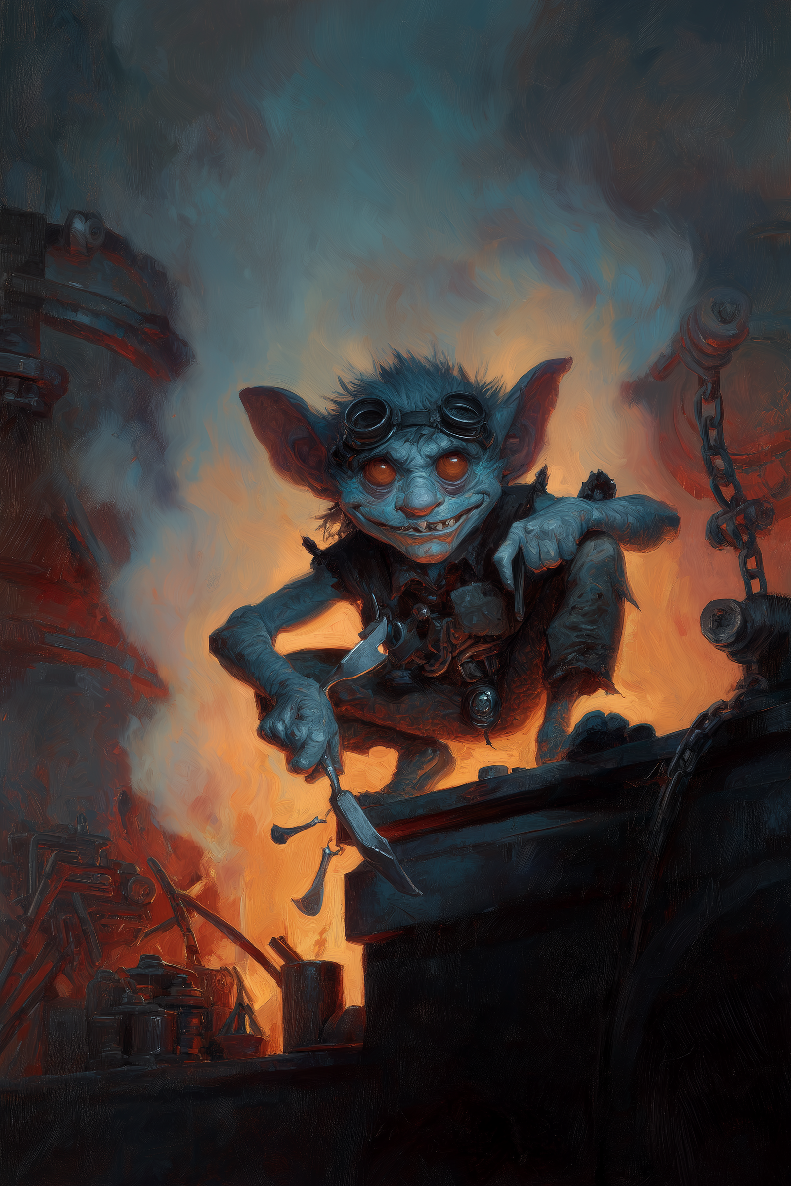 Daeobelinus: The Razor-Wielding Demon Craftsmen of the Abyss