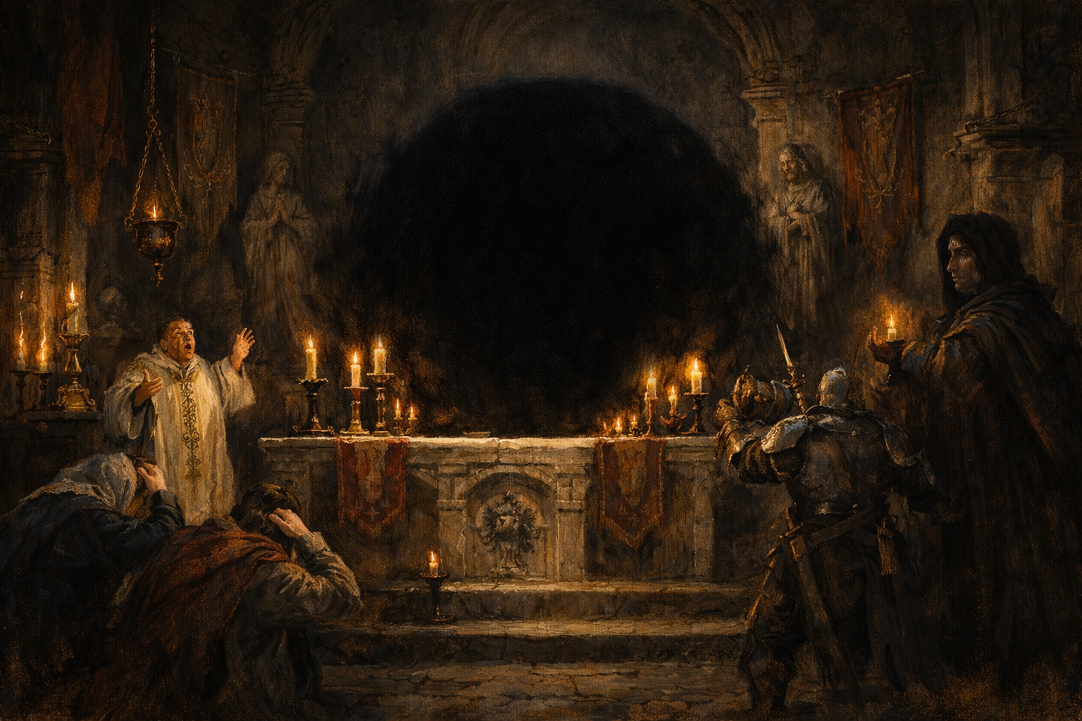 Dark supernatural power representing the Evil Domain