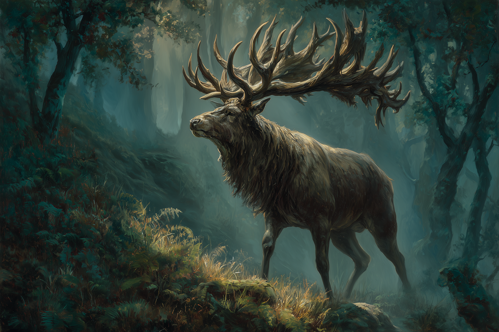 Eucladoceros — The Many-Branched Stag of Primeval Woodlands