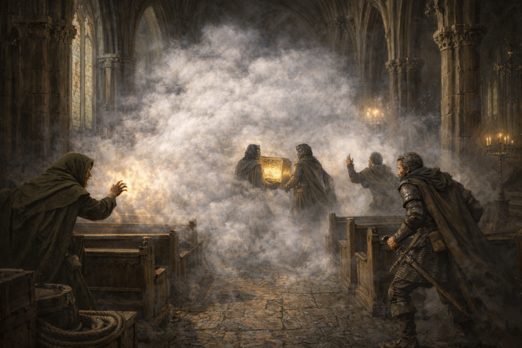 Spell, Fog Cloud, "Shroud of the Hidden Way"