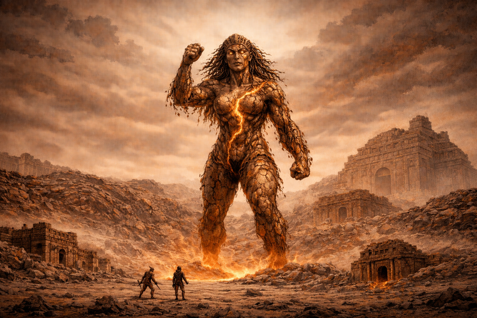 Goddess, Kishar, World-Heart of Stone and Silence