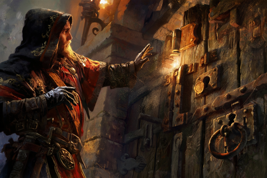 Knock, "Open the Unyielding Gate"