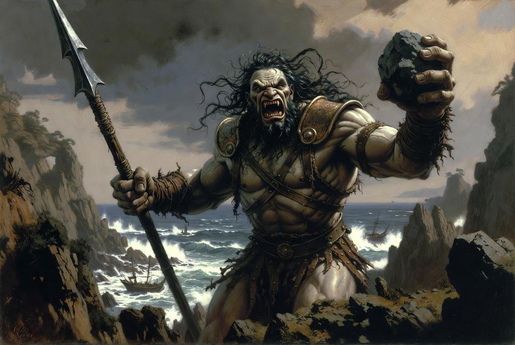 Laestrygonian: The Towering Harbor Hunter of Sailors and Ships