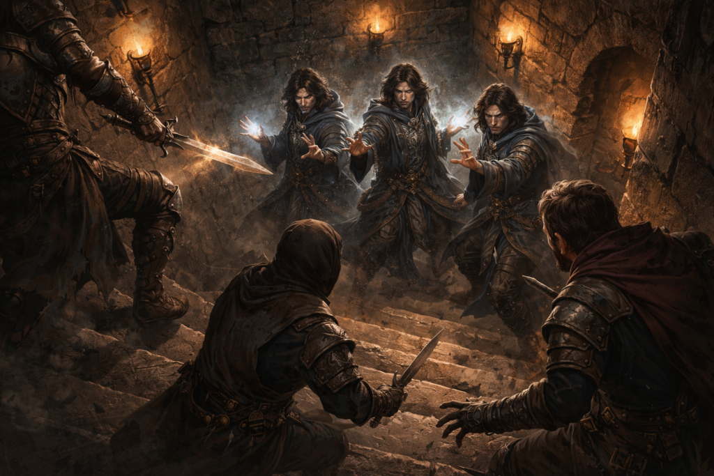 Mirror Image, "Shifting Doubles"