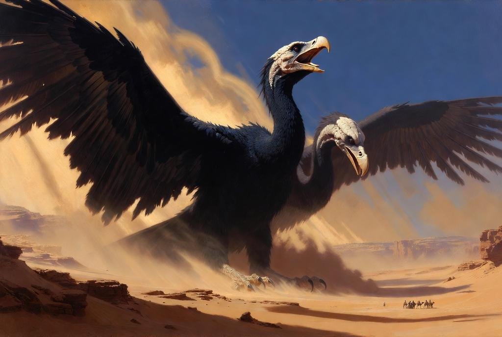 Rukh: The Twin-Headed Tyrant of the Desert Skies