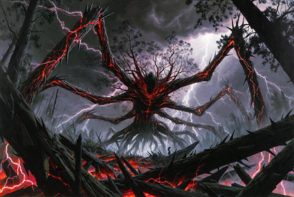 Sard, the Crimson Stormwood Colossus
