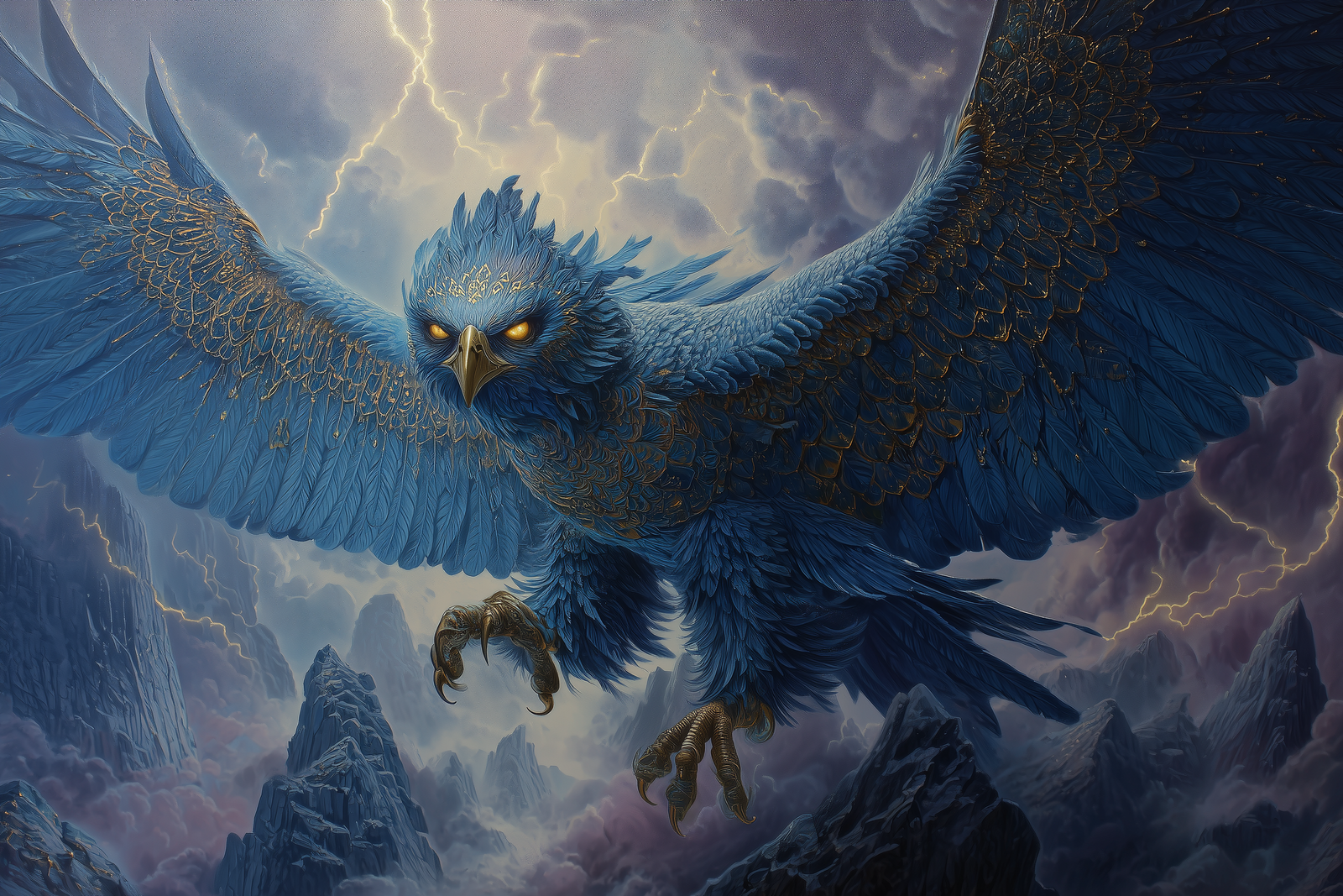 Simurgh – The Ancient Skyborne Guardian of Wisdom and Fire