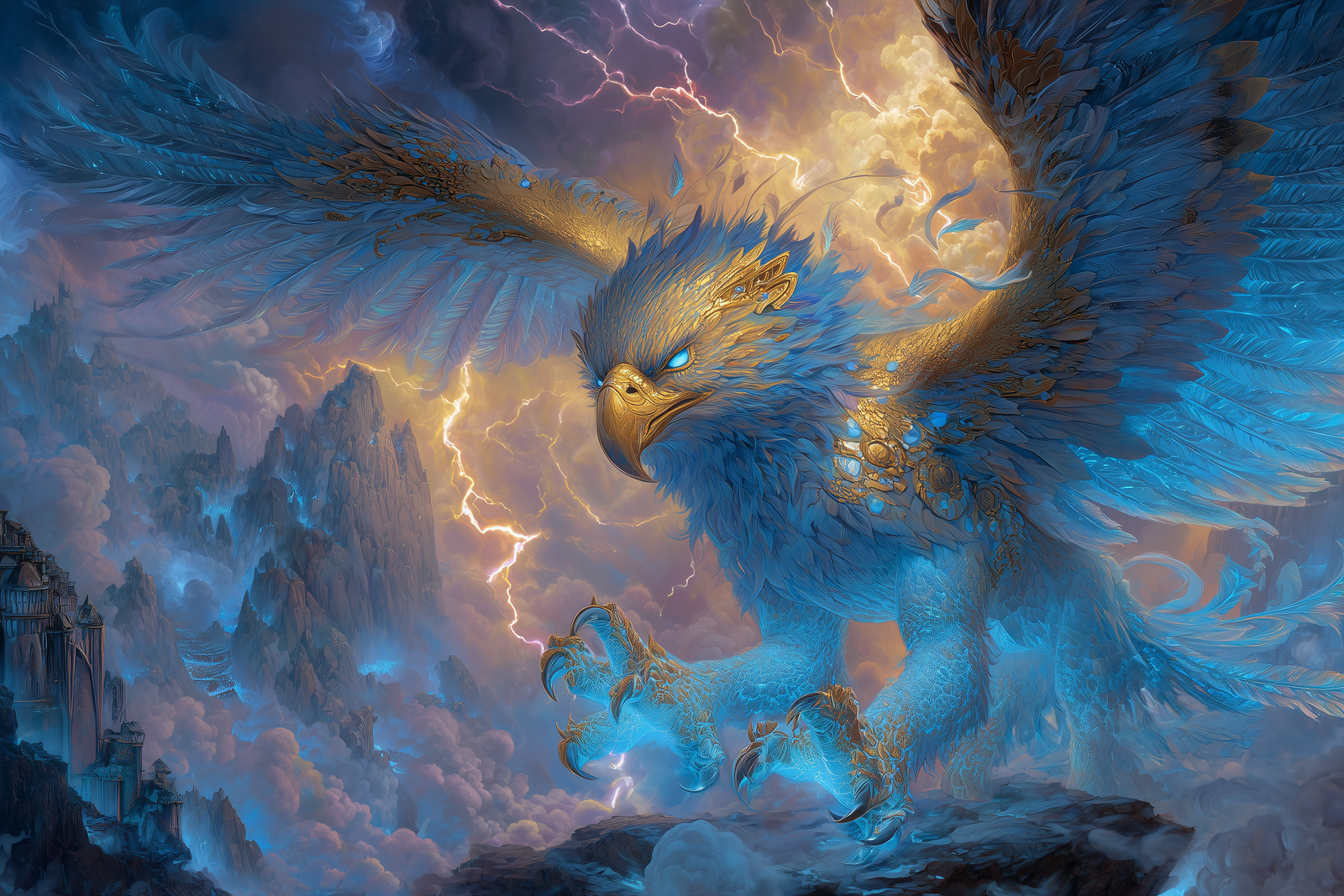 Simurgh – The Ancient Skyborne Guardian of Wisdom and Fire