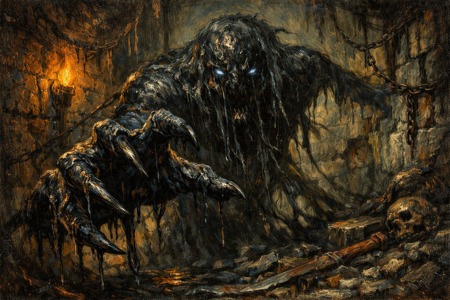 Stringy Demodand (Farastu): The Living Tar Warden That Turns Escape Into a Death Sentence