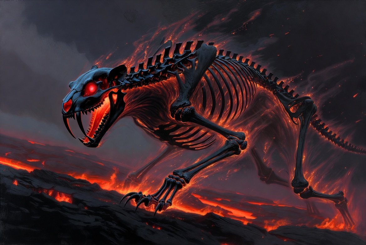 Ultrezekira — Infernal Apex Predators of Malbolge, Invisible Hellcats Whose Embers Herald Death