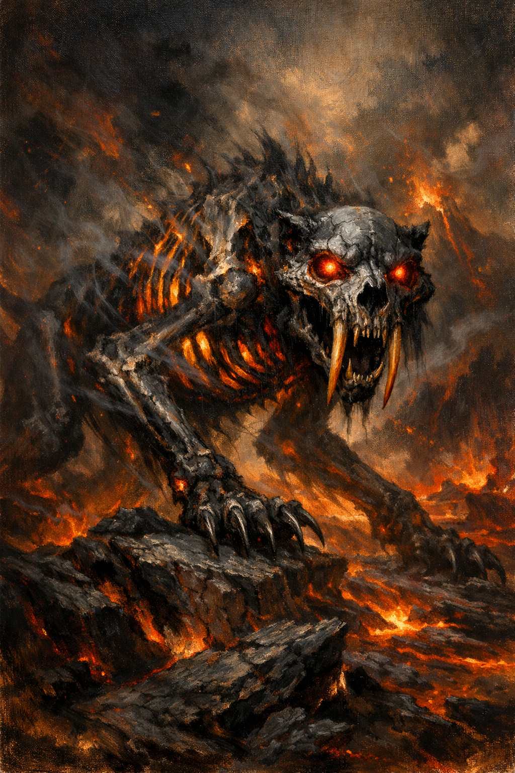 Ultrezekira — Infernal Apex Predators of Malbolge, Invisible Hellcats Whose Embers Herald Death