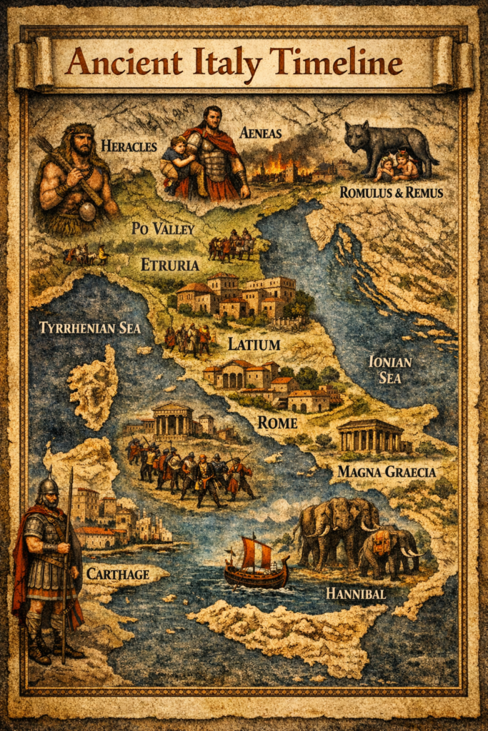 Ancient Italy Timeline 1