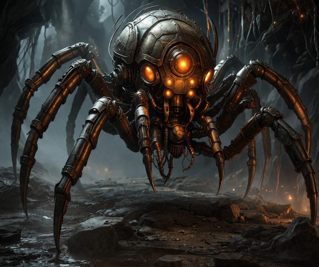Arachnid Robot: Stealthy, Explosive Agents of Technological Warfare