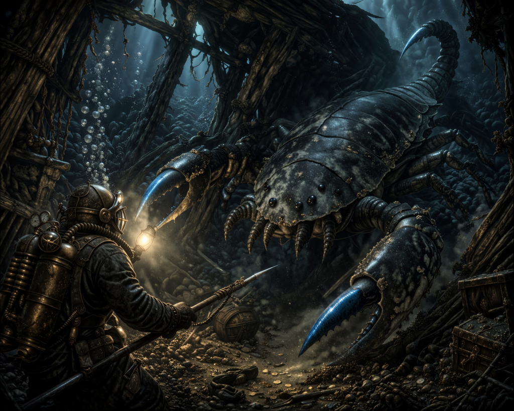 Bluetip Eurypterid, the Dread Sea Scorpion