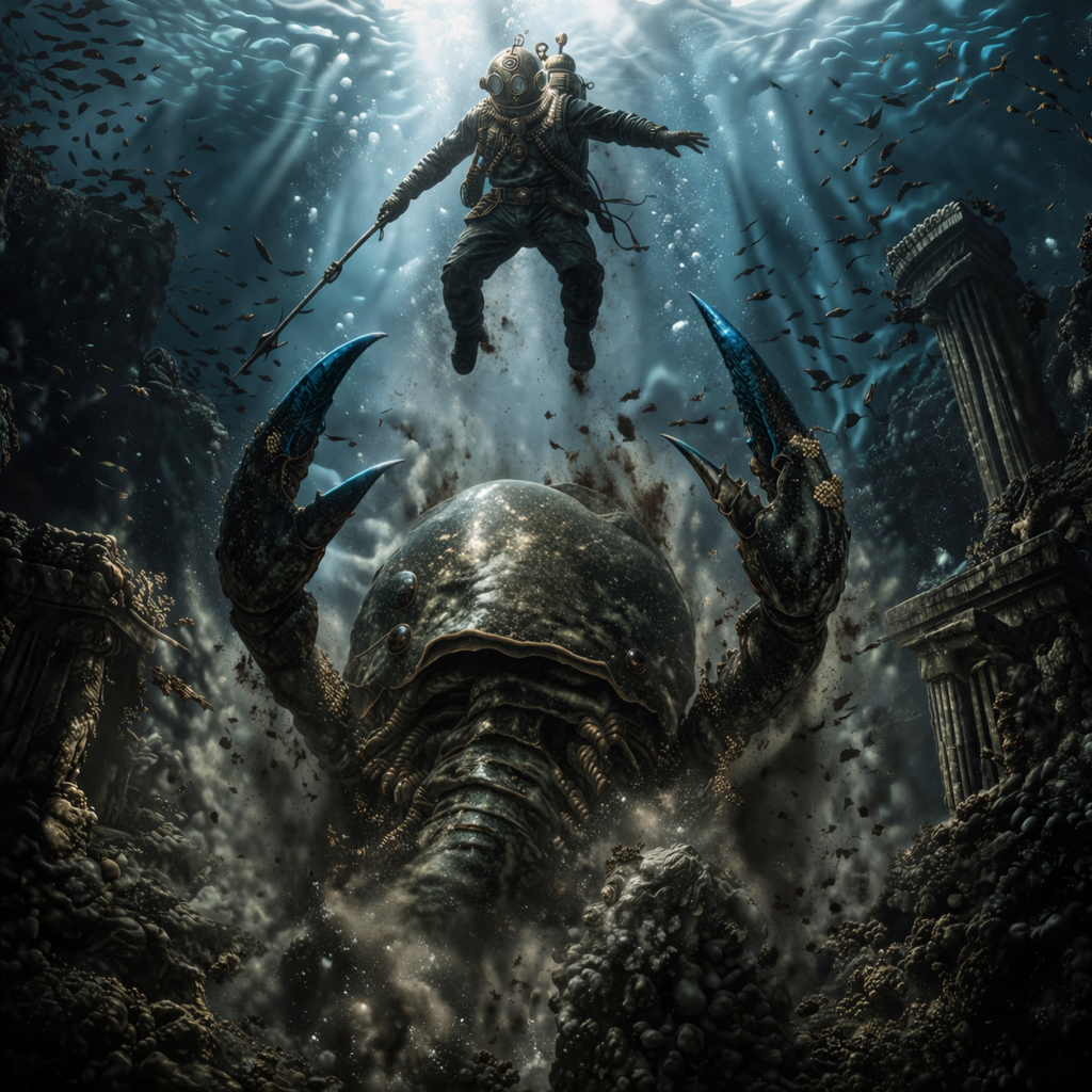 Bluetip Eurypterid, the Dread Sea Scorpion