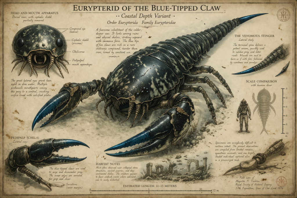 Bluetip Eurypterid, the Dread Sea Scorpion
