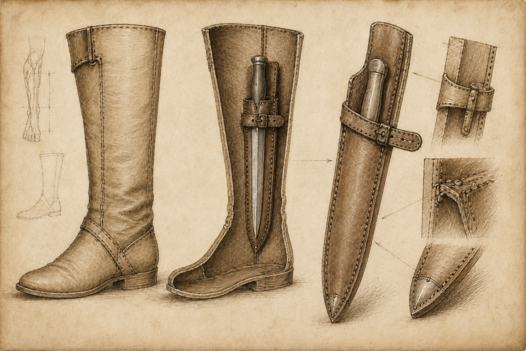 Boot Sheath | Backup Dagger Gear