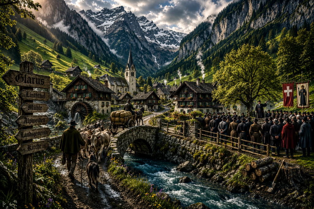 Canton of Glarus: Alpine Mountain Commonwealth of the Swiss Confederacy