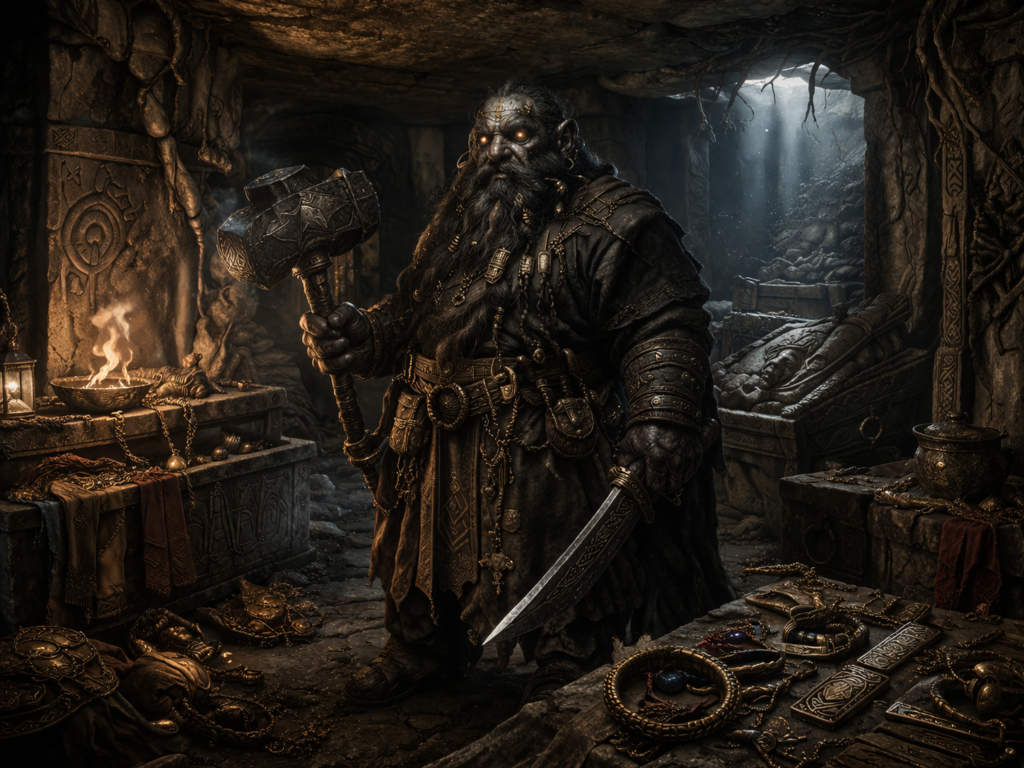 Dwerg, Keeper of the Buried Claim